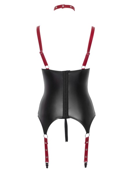 Ensemble ouvert avec collier et menottes - Cotelli BONDAGE